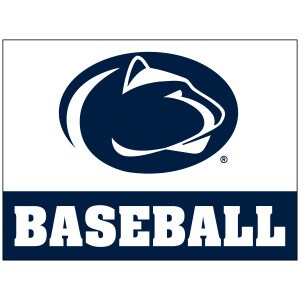 removable sticker with Penn State Athletic Logo above Baseball